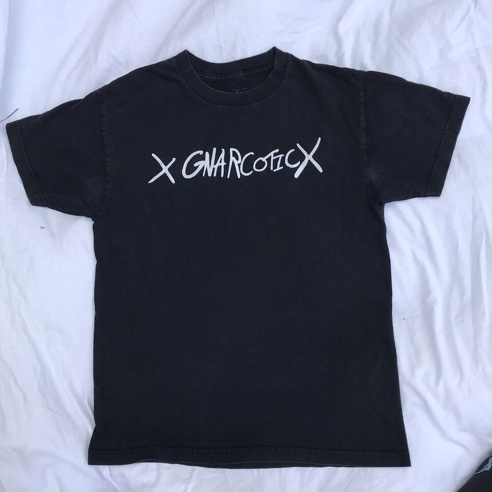 Gnarcotic T Shirt Size Medium Street Addict Black Skate Hip hop